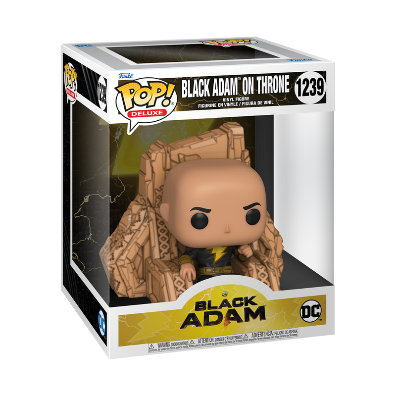 Funko POP Deluxe Movies DC Black Adam Black Adam on Throne #1239#