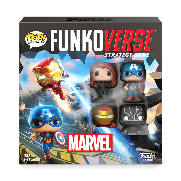 Funko Games - Funkoverse Strateji Oyunu: Marvel 100 4'lü Karakter Paketi Chase