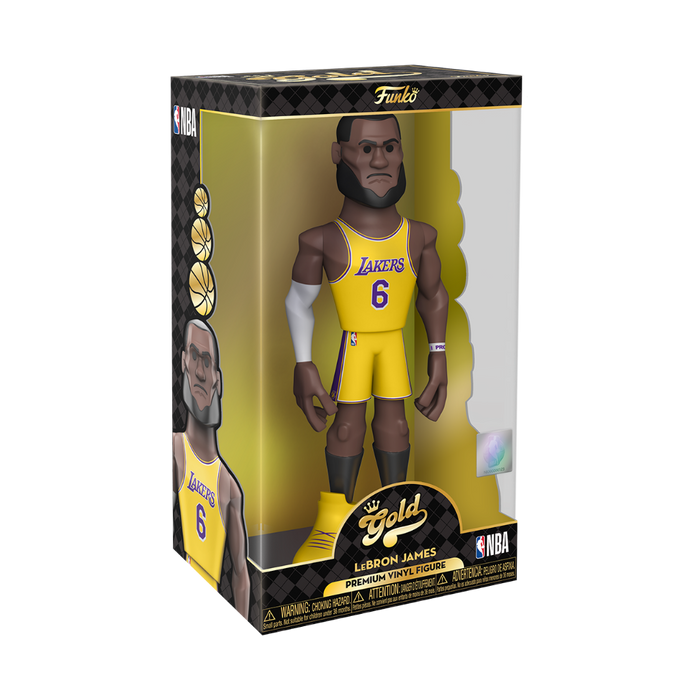 Funko Gold Premium Deluxe NBA 12'' Los Angeles Lakers LeBron James