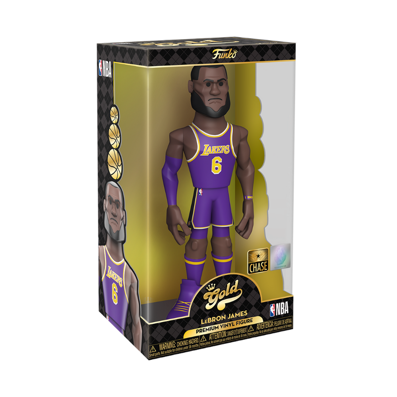 Funko Gold Premium Deluxe NBA 12'' Los Angeles Lakers LeBron James Chase