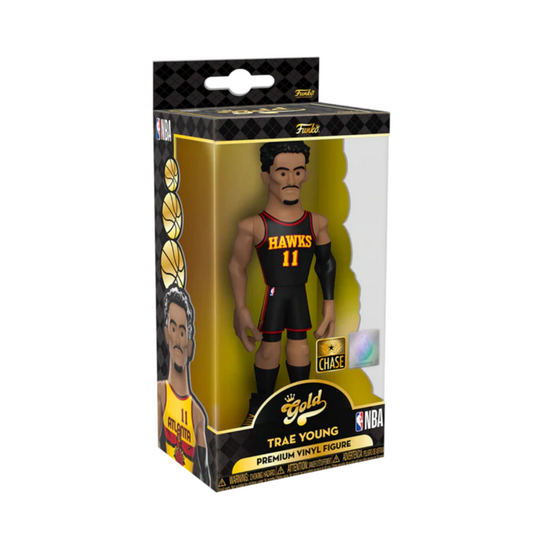 Funko Gold Premium  NBA  5'' Atlanta Hawks Trae Young Alternate Uniform with Chase