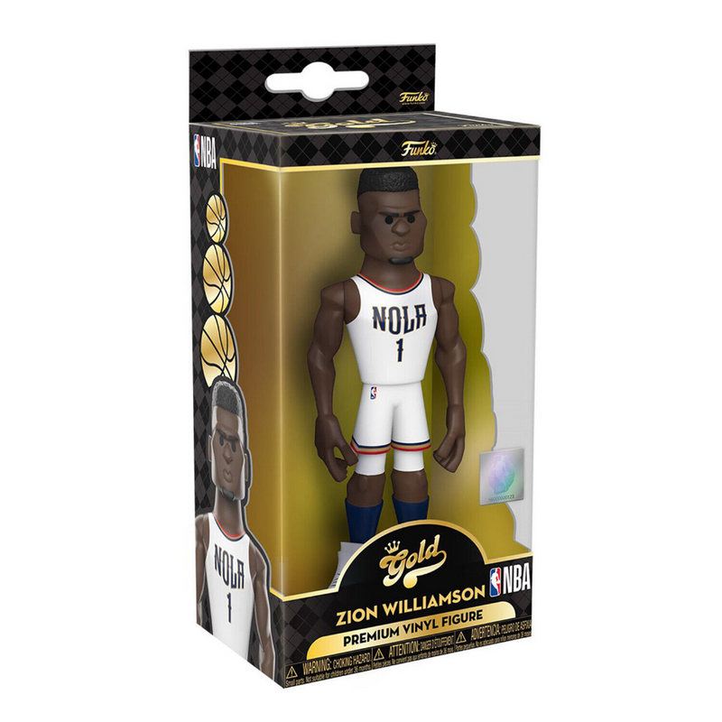 Funko Gold Premium NBA  5'' New Orleans Pelicans Zion Williamson Home Uniform