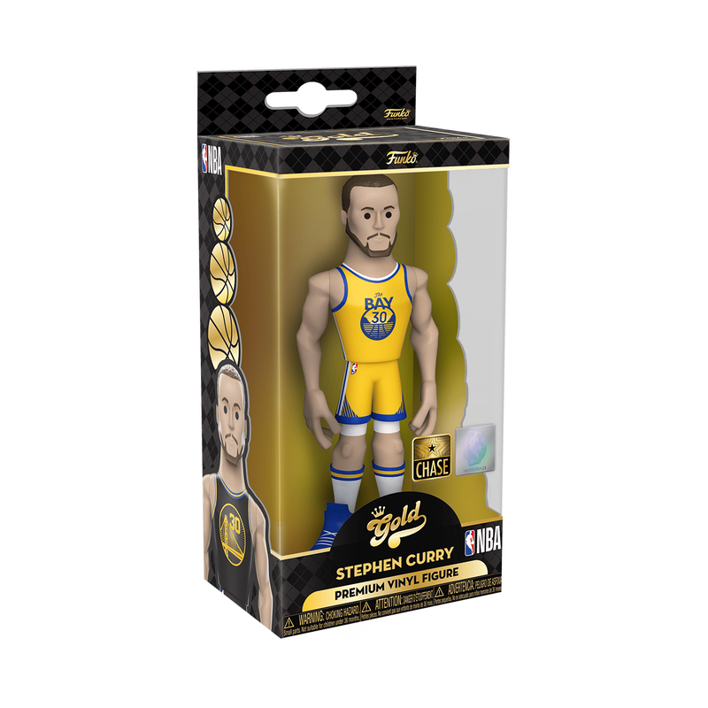 Funko Gold Premium NBA 5'' Stephen Curry (City Edition Uniform) - Warriors Chase
