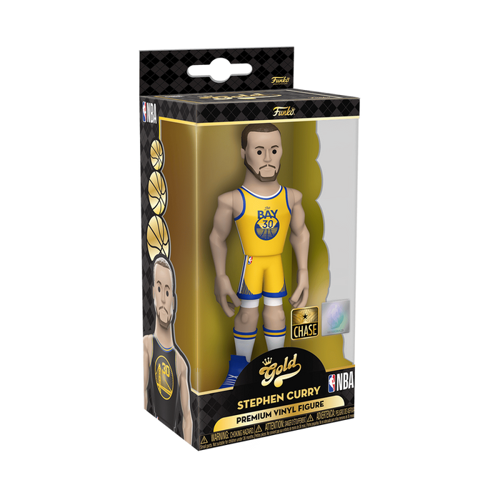 Funko Gold Premium Figure - NBA; 5'' Golden State Warriors Stephen Curry City Uniform Chase