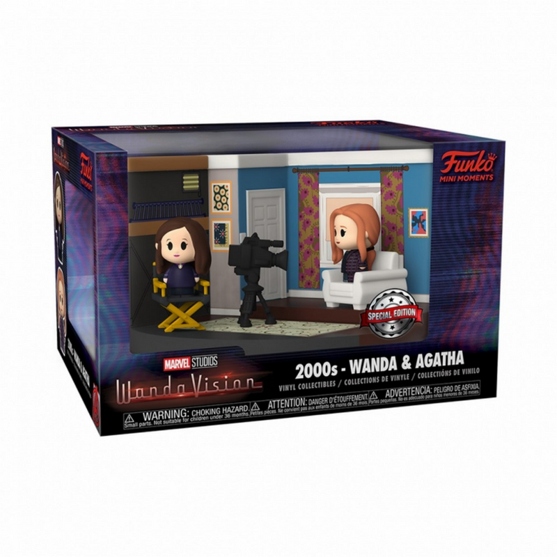 Funko Mini Moment Marvel Wanda & Vision 2000’S Television Show Wanda & Agatha Special Edition