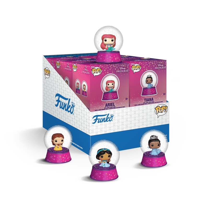 Funko Mini Snow Globes - Disney Princess (Tekli Ürün)