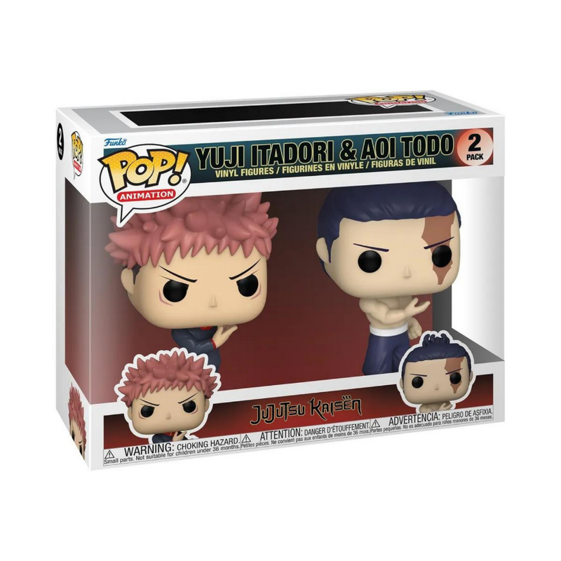 Funko POP Animation: Jujutsu Kaisen - Yuji Itadori & Aoi Todo 2li Paket