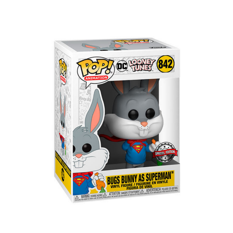 Funko POP Animation: Looney Tunes 80th Anniversary Superman Bugs - Bunny Special Edition
