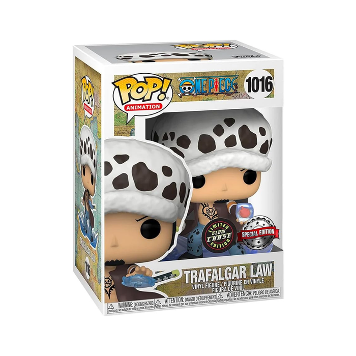 Funko POP Animation: One Piece- Trafalgar with Chase (Glow in the Dark)