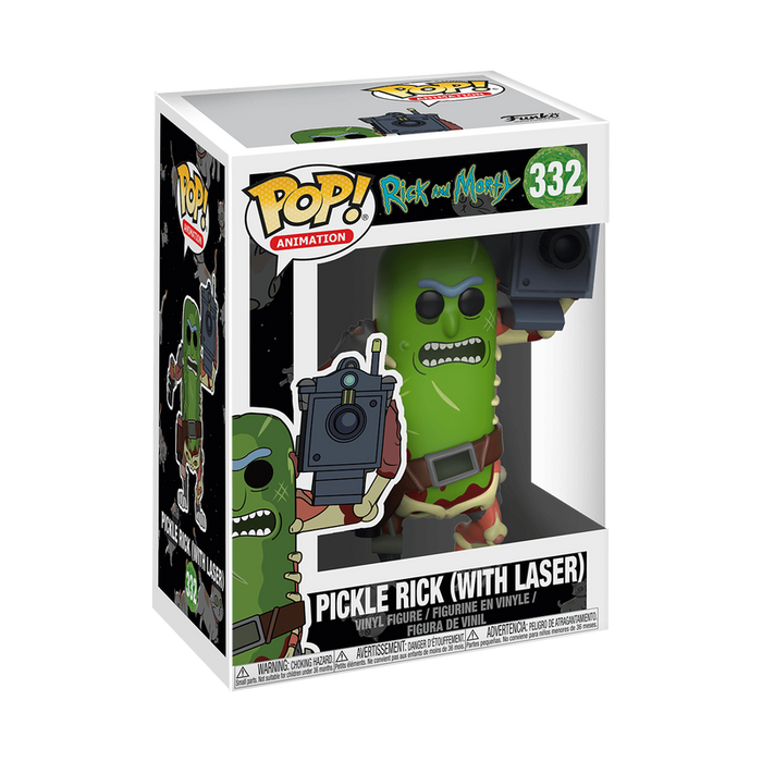 Funko POP Animation: Rick & Morty Pickle Rick w/ Laser