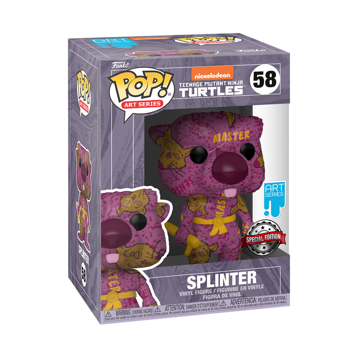 Funko POP Art Series Teenage Mutant Ninja Turtles Splinter Special Edition