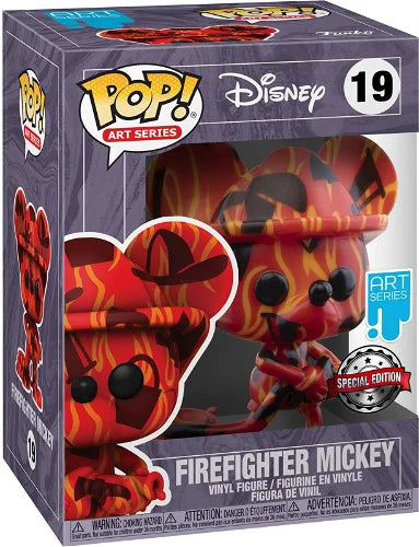 Funko POP Artist Series Mickey Firefighter Mickey Special Edition