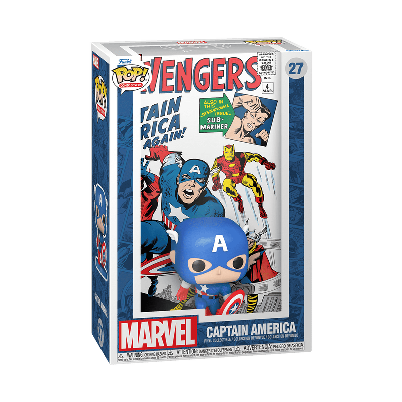 Funko POP - Comic Cover Marvel  Avengers - (Captain America)