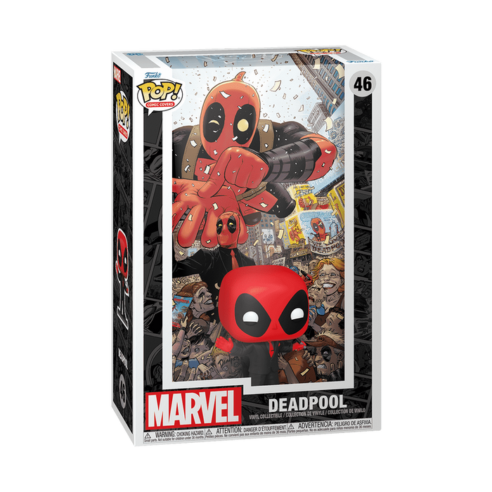 Funko POP Comic Cover: Marvel - Deadpool in Black Suit