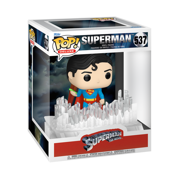 Funko POP DC Deluxe: Superman with Crystal (1978)