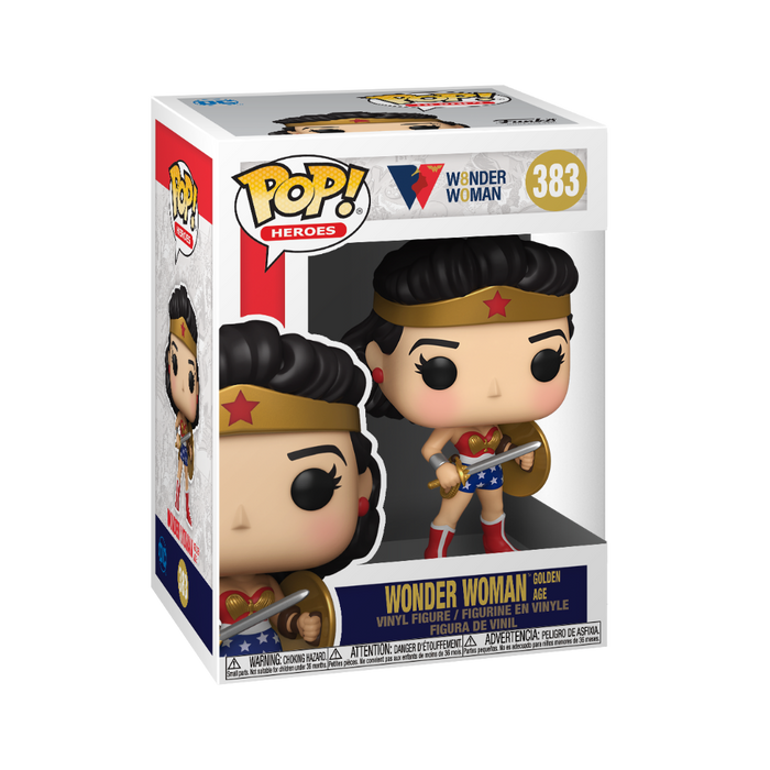 Funko POP Figure - DC Wonder Woman 80th Anniversary Special Series, Wonder Woman (Golden Age)