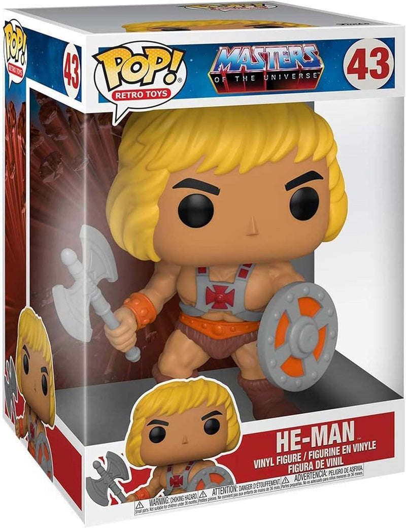 Funko Deluxe POP Figure - Animation; Master Of The Universe - 10" He Man