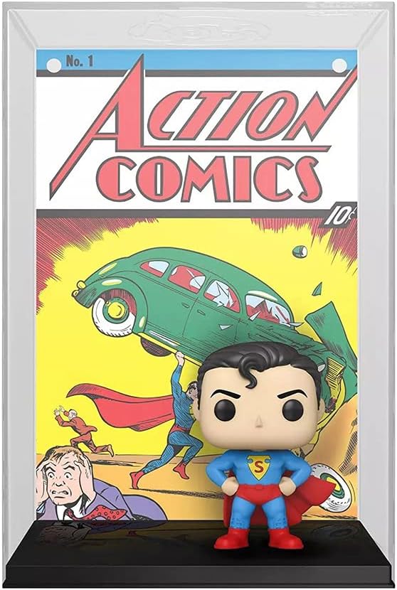 Funko Deluxe POP Figure - DC Action Comics Cover, Superman