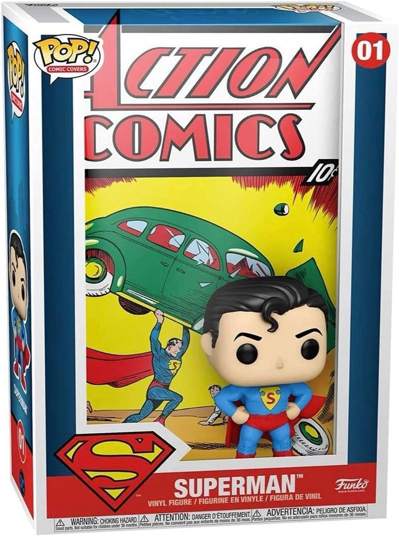 Funko Deluxe POP Figure - DC Action Comics Cover, Superman