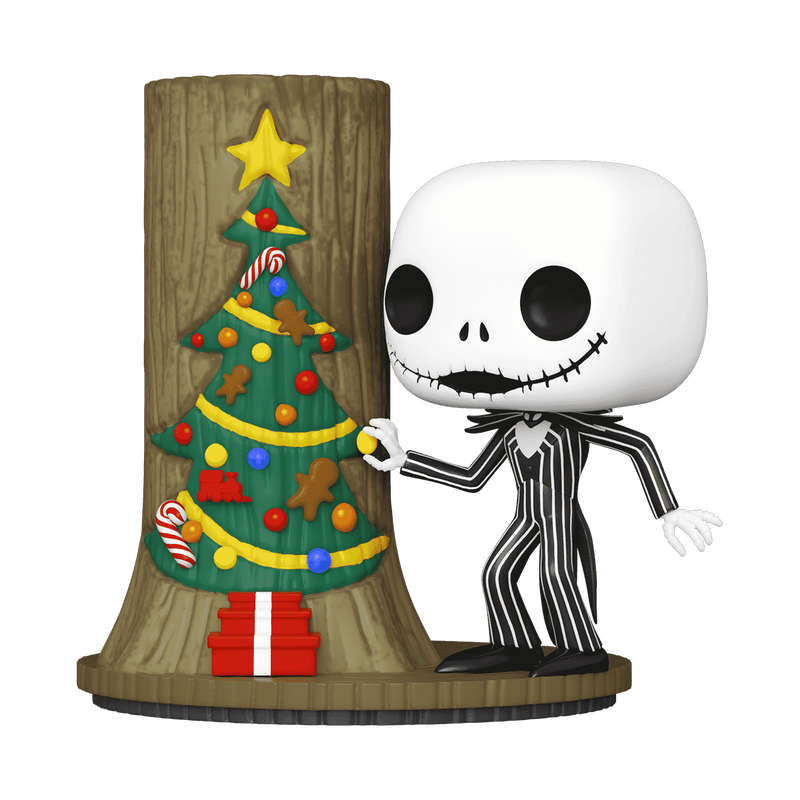 Funko POP Deluxe Disney: Nightmare Before Christmas 30th Anniversary, Jack Skellington With Christmas Door (Outlet)