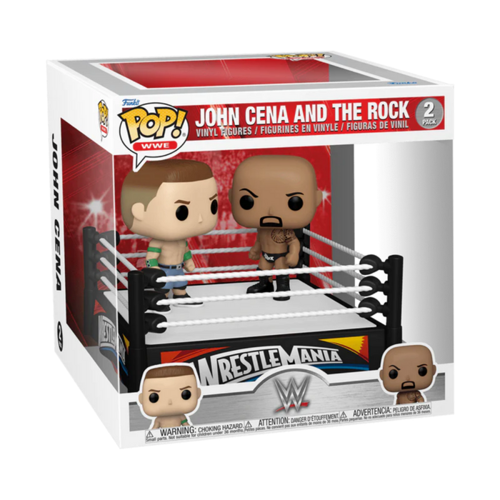 Funko POP Deluxe WWE- Cena vs Rock