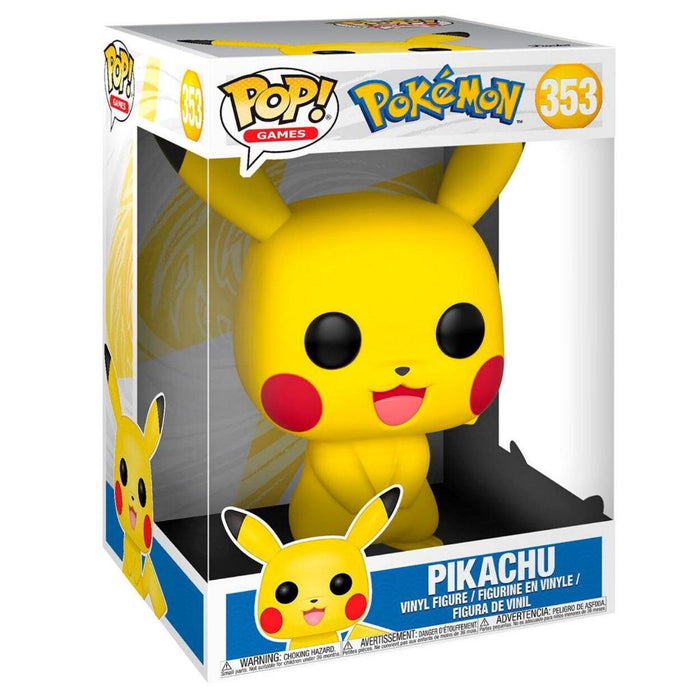 Funko Deluxe POP Figure - Games: Pokemon, 10" Pikachu