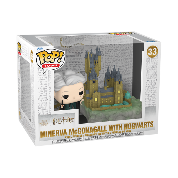 Funko POP Deluxe Figure - Harry Potter 20th Anniversary - Minerva with Hogwarts
