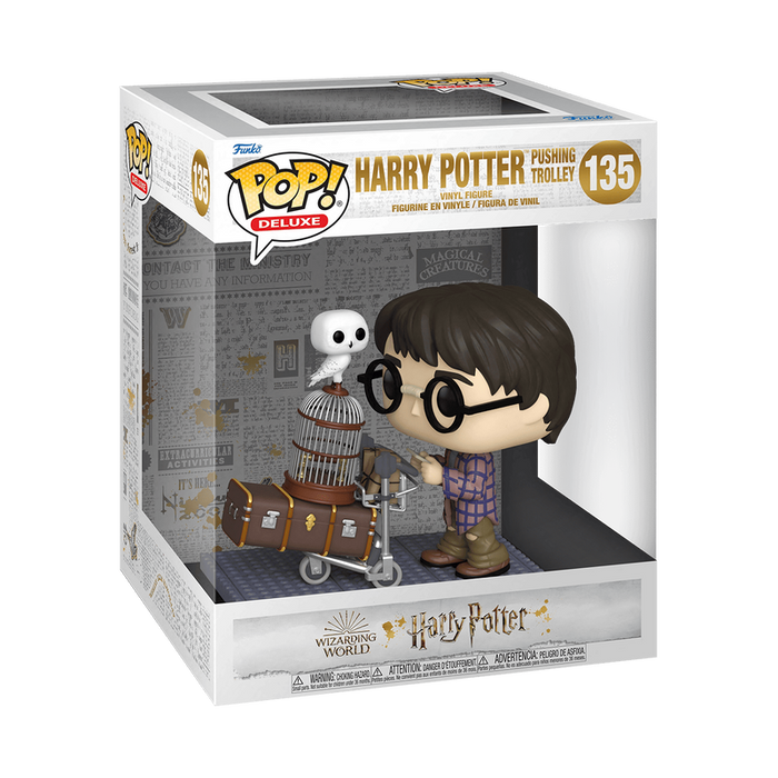 Funko POP Deluxe Harry Potter: Harry Potter Anniversary - Harry Pushing Trolley