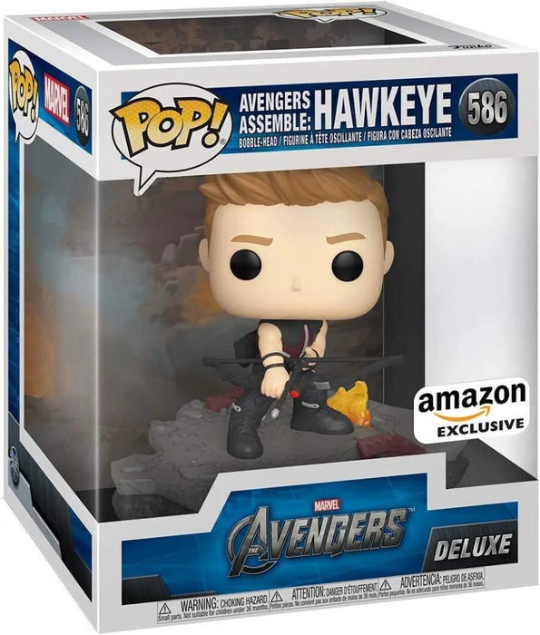 Funko POP Deluxe Marvel  Avengers Assemble 6'' Hawkeye Special Edition