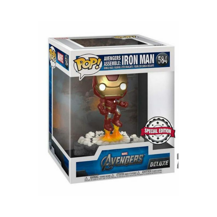 Funko POP Deluxe Figure - Marvel: Avengers Assemble 6'' Iron Man Special Editon