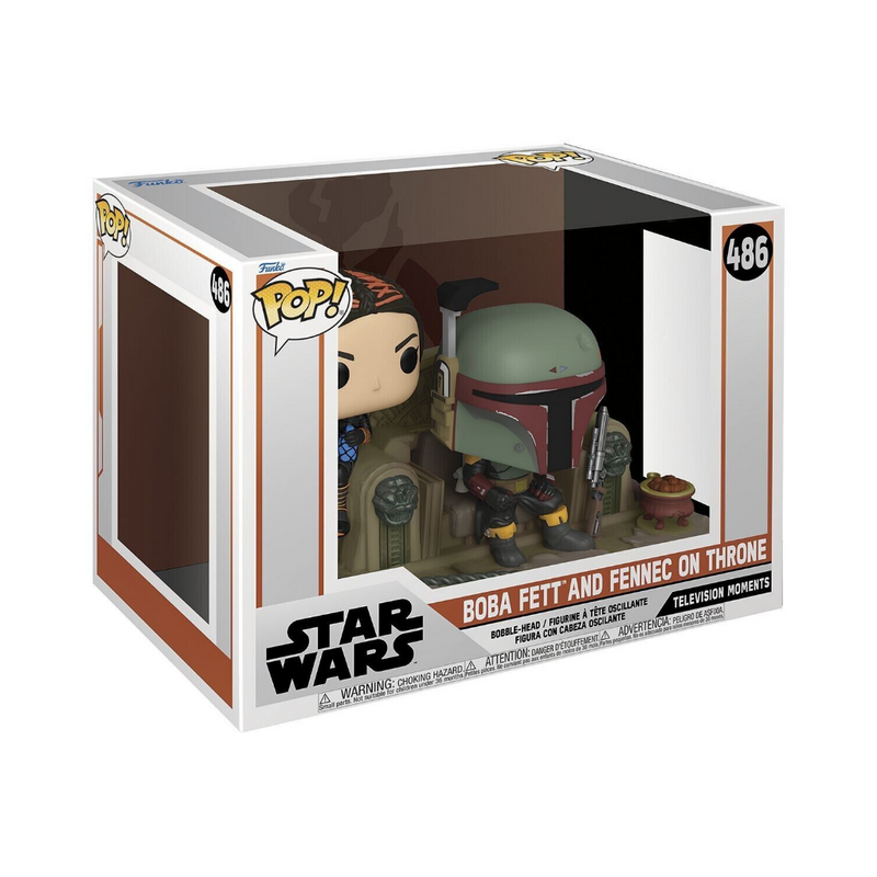 Funko POP Deluxe Moment Star Wars: Mandalorian Boba Fett & Fennec Shand 6''