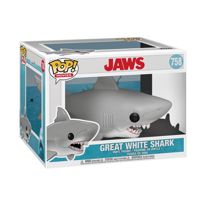Funko POP Deluxe Movies: Jaws Great With Shark (Outlet)