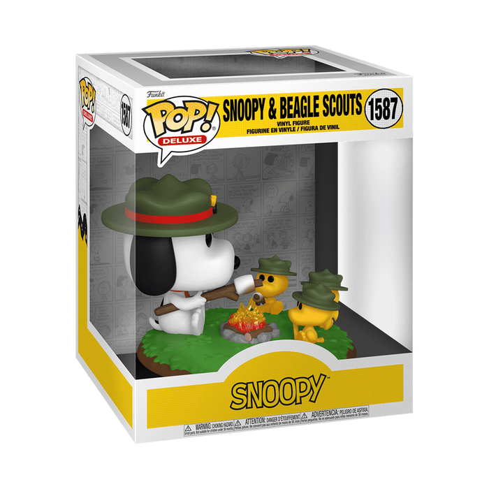 Funko POP Deluxe: Peanuts - Snoopy & Beagle (Camping)