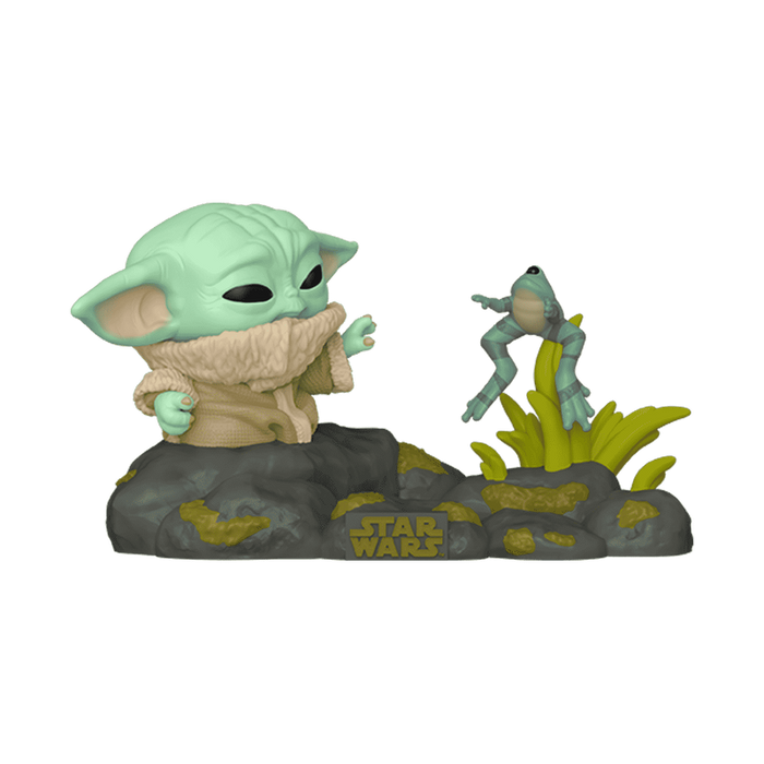 Funko POP Deluxe: The Mandalorian – Din Grogu w/Frog