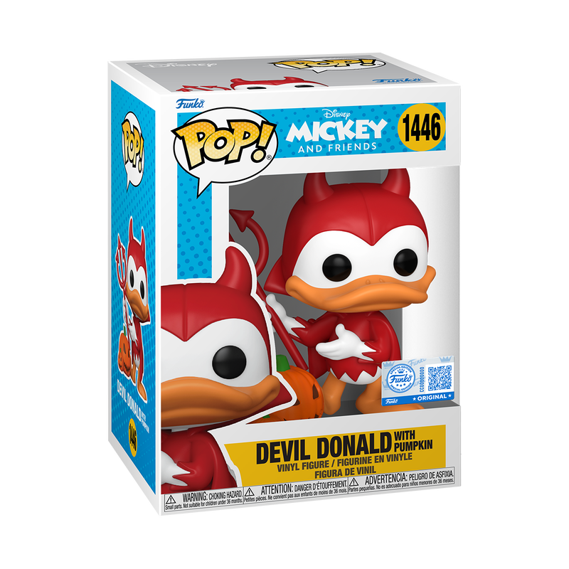 Funko POP - Disney Devil Donald with Pumpkin Special Edition