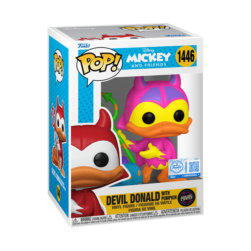 Funko POP - Disney Devil Donald with Pumpkin Chase