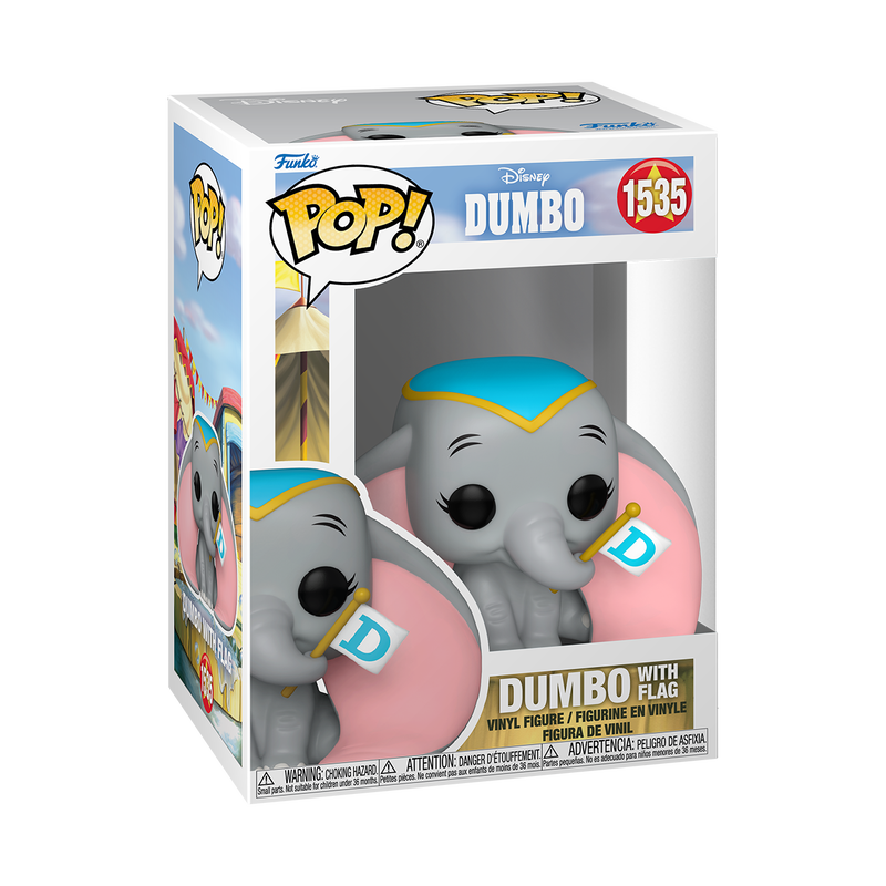 Funko POP Disney: Dumbo - Dumbo with Flag