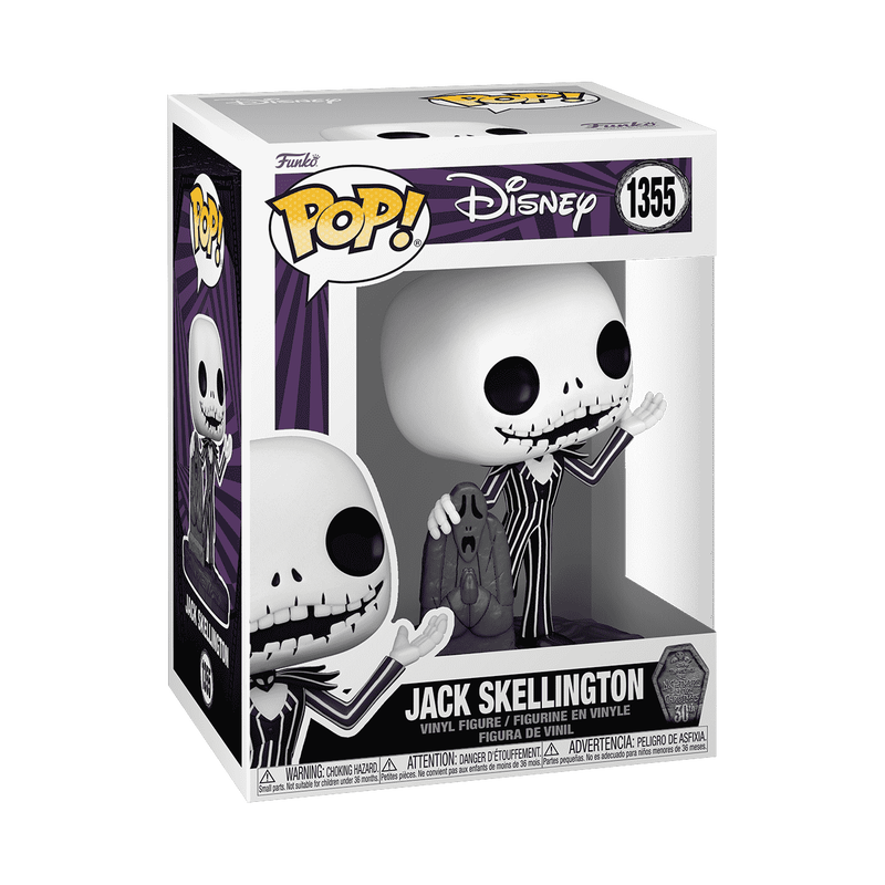 Funko POP Disney: The Nightmare Before Christmas 30th - Jack w/Gravestone