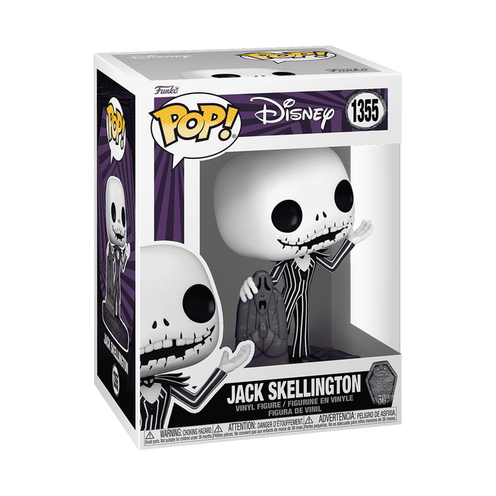 Funko POP Disney: The Nightmare Before Christmas 30th - Jack w/Gravestone