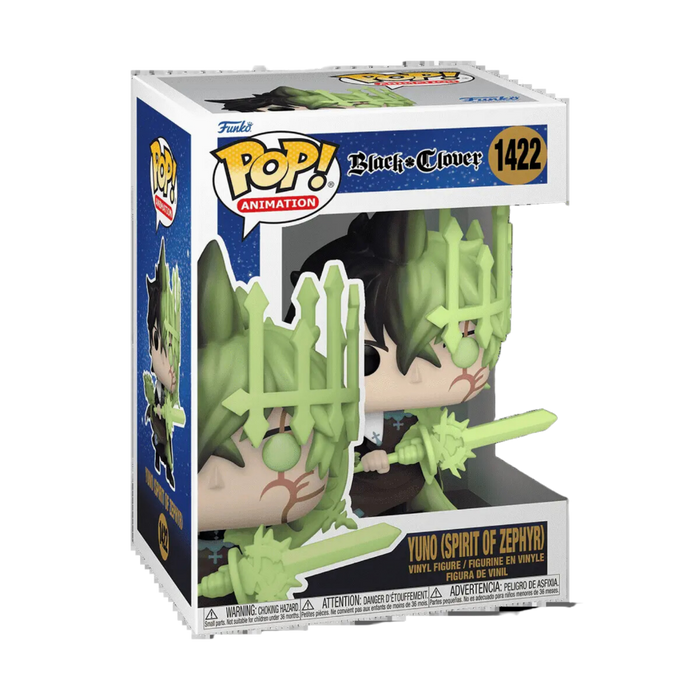 Funko POP Figure Animation: Black Clover- Yuno (Spirit Of Zephyr)