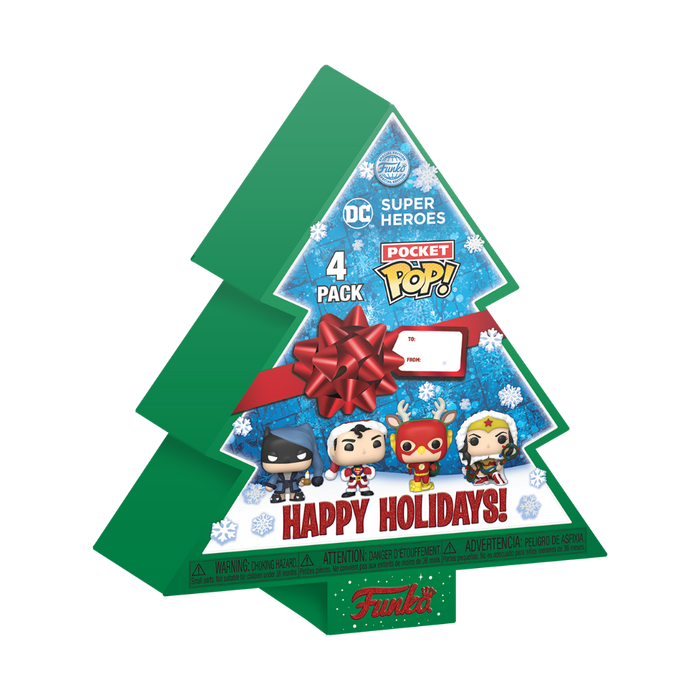 Funko POP DC Holiday Tree Holiday 4'lü Paket