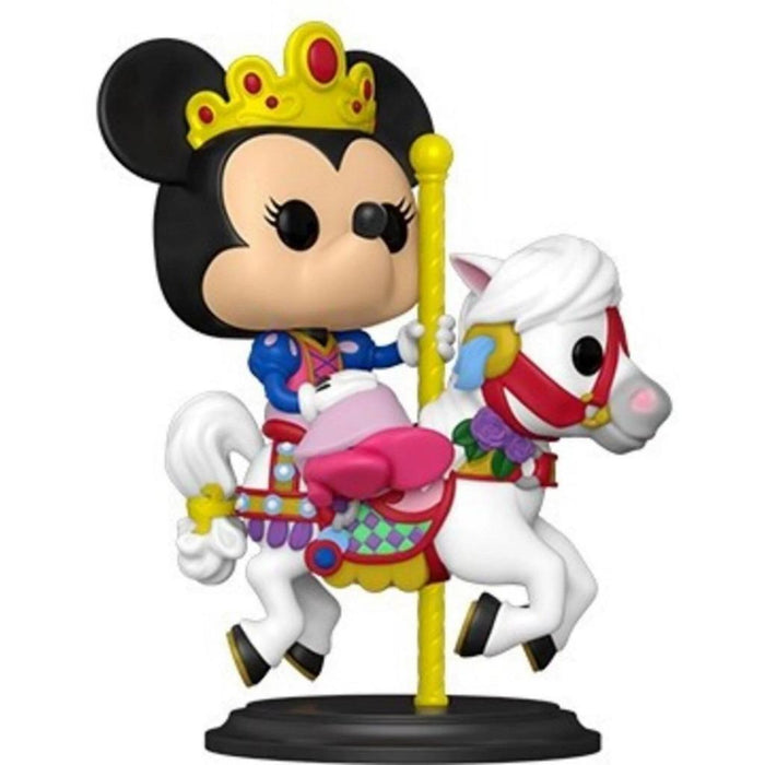 Funko POP Figure - Disney: Walt Disney World 50th Anniversary, Minnie Mouse On Prince Charming Regal Carrousel