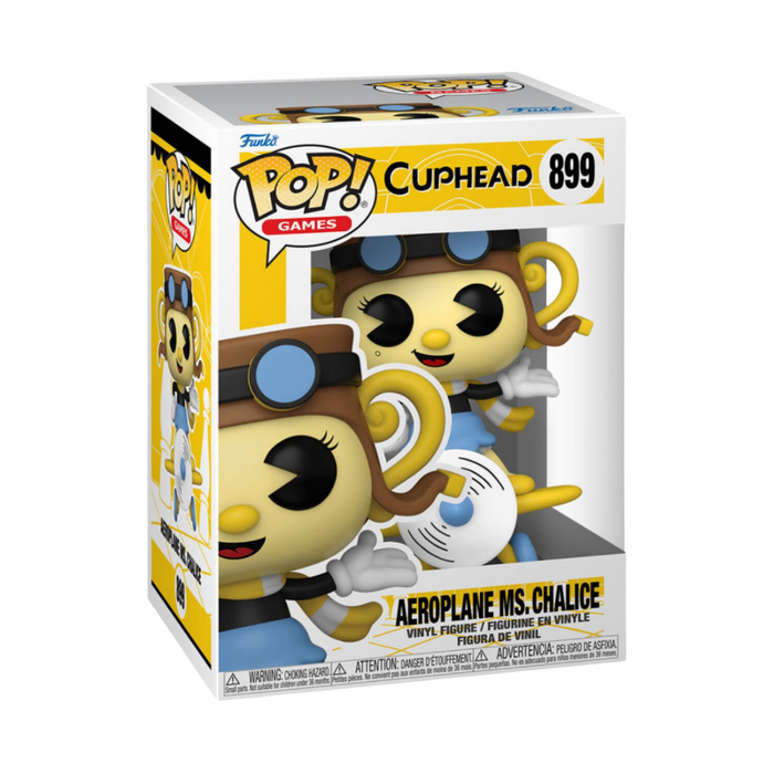 Funko POP Games Cuphead S3 Aeroplane Ms. Chalice