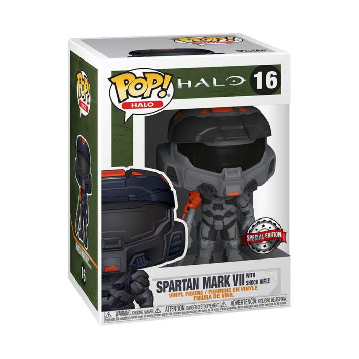 Funko POP Games Halo Infinite Spartan MarkVII with Shock Rifle Special Edition