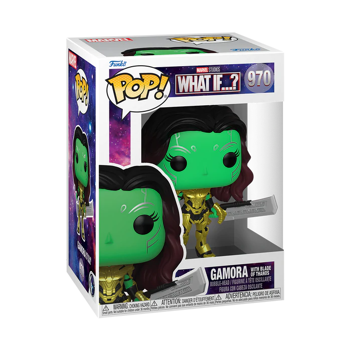 Funko Pop Figure: Marvel What If!- Gamora with Blade of Thanos