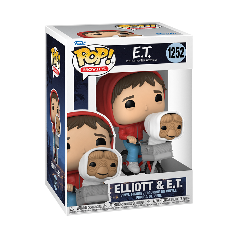 Funko POP Movies:  ET- Elliot w/ET in Bike Basket
