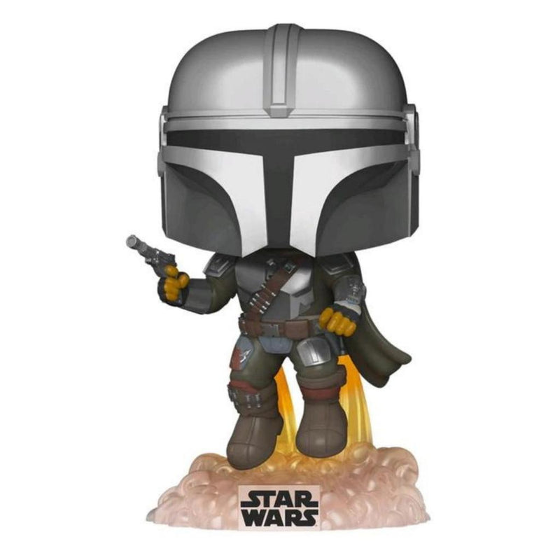 Funko POP Star Wars Mandalorian Flying With Blaster Special Edition