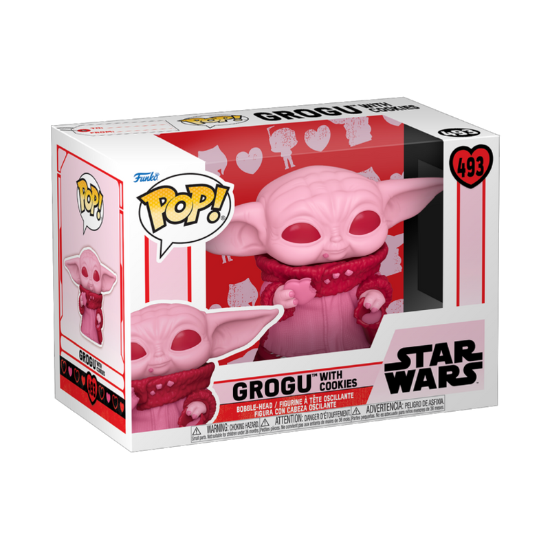 Funko POP Star Wars Valentines Grogu With Cookies