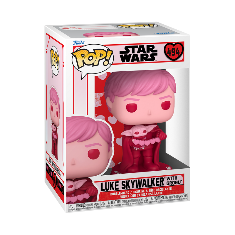 Funko Pop Figure: Star Wars: Valentines S2 - Luke &amp; Grogu