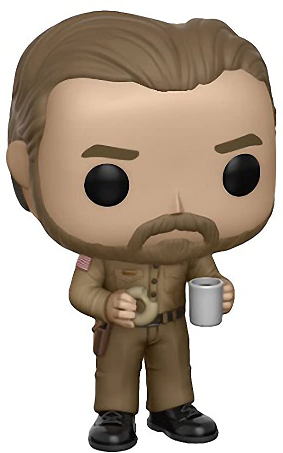 Funko POP Stranger Things Hopper With Donut with Chase